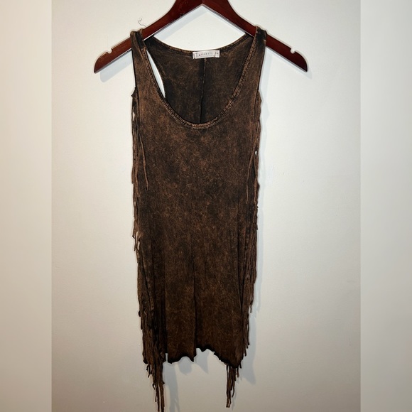 T Party Fringe Boho Dress 